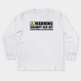 Grumpy Old Git Kids Long Sleeve T-Shirt